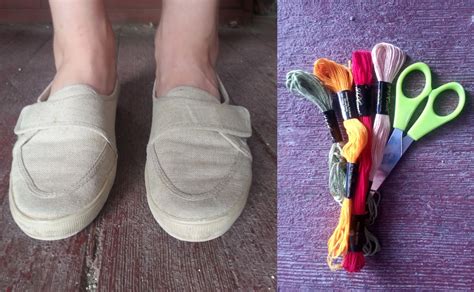 Lyrical Bits: DIY Embroidered Shoes