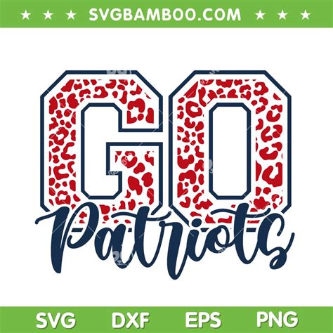 Leopard Go Patriots SVG PNG