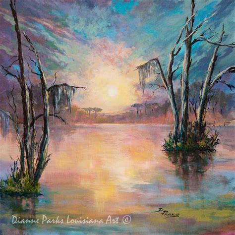 Louisiana Swamp Painting at PaintingValley.com | Explore collection of ...