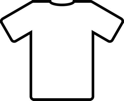 White t-shirt vector clip art | Public domain vectors