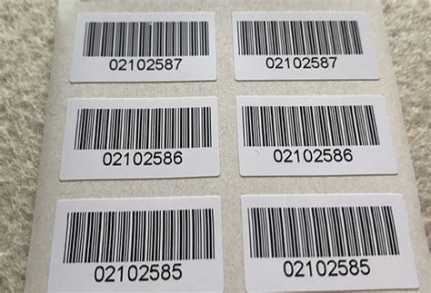 Sequentially Numbered Barcode Labels – China Sticker Print