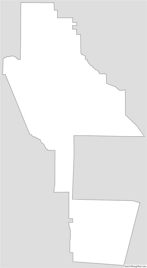 Map of Ware County, Georgia - Thong Thai Real