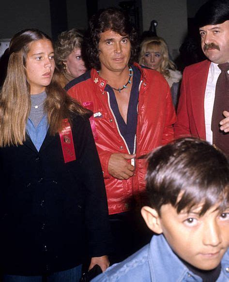 Michael Landon and family during Michael Landon and family at Hollywood Christmas Parade ...