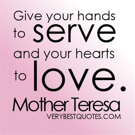 Mother Teresa Quotes On Serving. QuotesGram