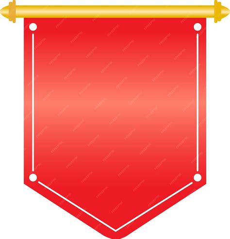 Premium Vector | Red flag full vector