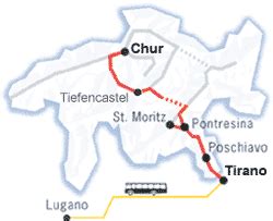 Informations about Bernina railway