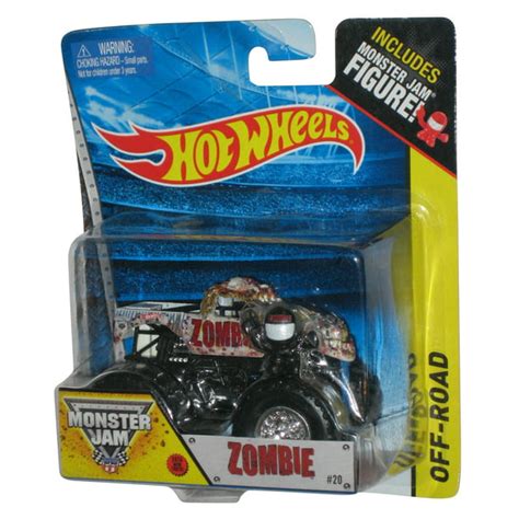 Hot Wheels Monster Jam Zombie #20 Toy Truck w/ Figure - Walmart.com - Walmart.com