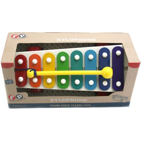 Fisher Price Classic Xylophone Toy with Wheels Musical Baby Toy | eBay