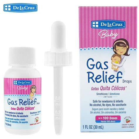 De La Cruz Gas Relief Drops For Babies And Infants With Simethicone ...