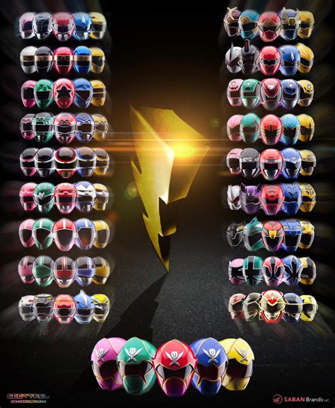 Power Rangers 20th anniversary poster by scottasl on DeviantArt