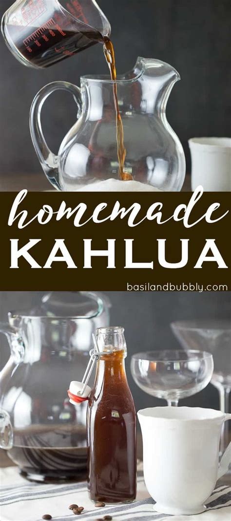 How to make the best homemade kahlua with rum, brewed coffee, and ...