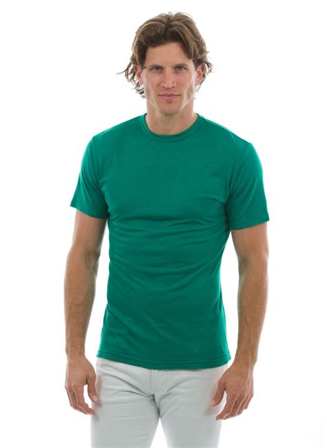 100% Bamboo Men's Short Sleeve Crew Neck – The Bamboo Shirt | Natural ...