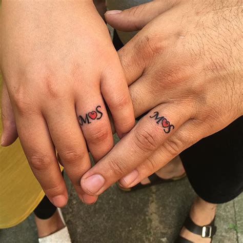 20 Wedding Ring Tattoos For Couples That Convey Their Love