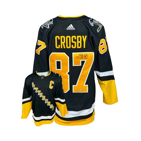 Sidney Crosby Signed Jersey Unframed - Hall Of Fame Sports Agency