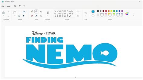 Finding Nemo Logo Font