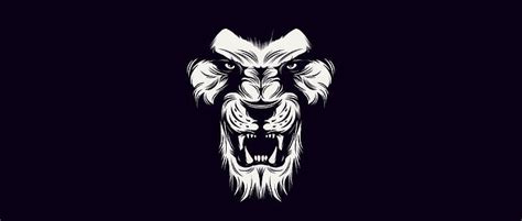 Lion Wallpaper 3D Black And White Find images of white lion