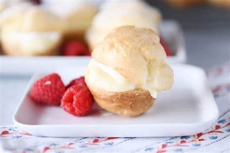 Amazing and Foolproof Mini Cream Puffs Recipe | Mel's Kitchen Cafe