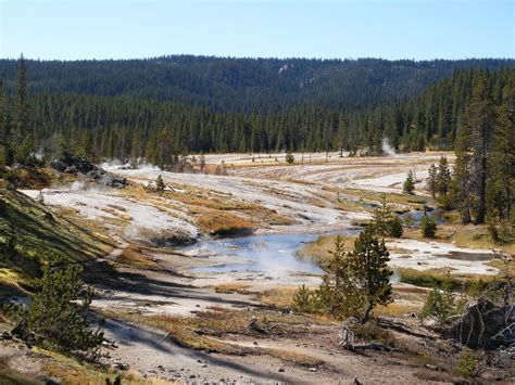 The basin: Shoshone Geyser Basin, Yellowstone National Park, Wyoming