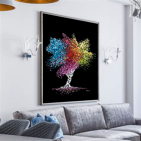 Tree of life - Tree painting, tree art on canvas| Art print for sale ...