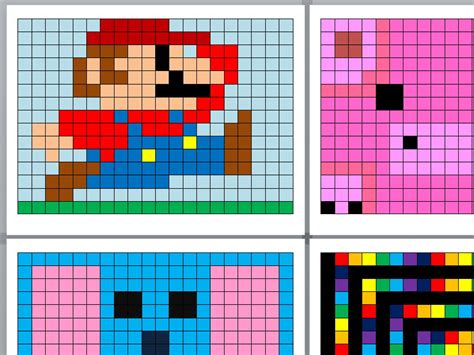 Table or Pixel Art Using Microsoft Word | Teaching Resources