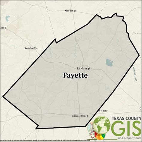 Fayette County GIS and Property Data - Texas County GIS Data