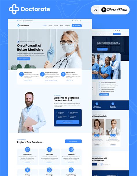 Medical Website Templates Available at Webflow