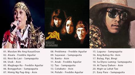 Asin, Freddie Aguilar, Sampaguita Greatest Hits\ Best of Asin, Freddie ...