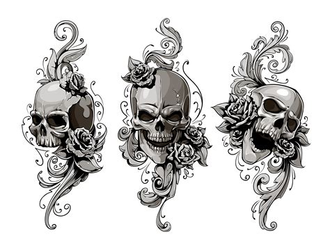 Free Skull Tattoo Patterns