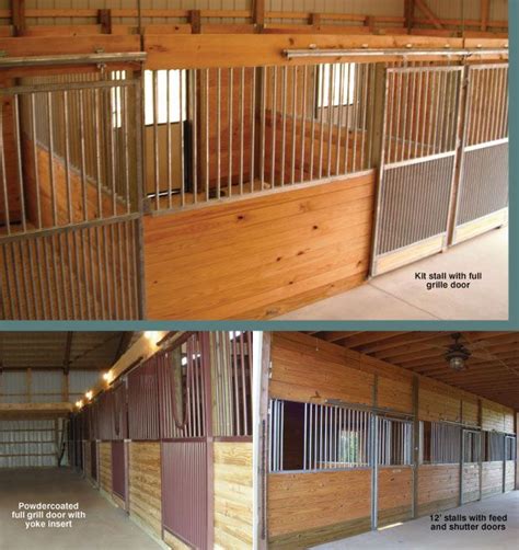 Horse Stall Kit: Modular Horse Stall Kits by Triton Barn Systems. Horse ...