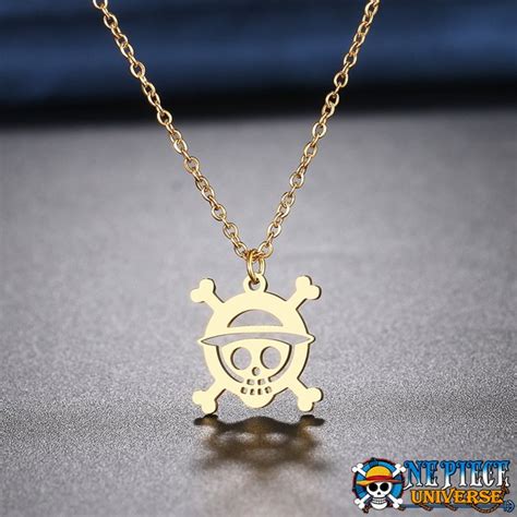 Pirates One Piece Necklace Anime Stainless Steel | One Piece Universe