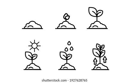 Agro Agrarian Farming Agriculture Icons Agro Stock Illustration 1927628765 | Shutterstock