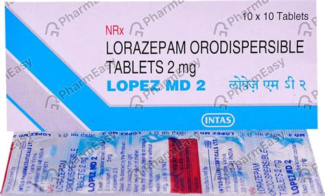 Lopez Md 2 MG Tablet (10): Uses, Side Effects, Price & Dosage | PharmEasy