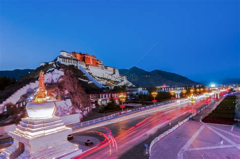 Potala Palace Night View Picture And HD Photos | Free Download On Lovepik