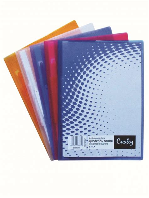 CROXLEY Presentation Folder (Assorted Colours) | Croxley SA