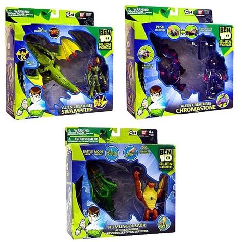 Ben 10 Alien Force Alien Creatures Figures Wave 1 Case - Bandai - Ben 10 - Action Figures at ...