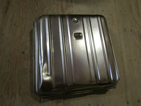 57 Chevy Bel Air Gas Fuel Tank Stainless Steel GM28D-S - Vans Auto