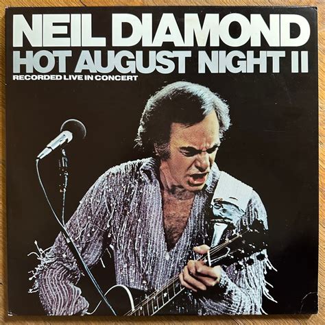 Neil Diamond / Hot August Night II. Classic Double Vinyl LP. Free ...