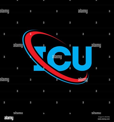 ICU logo. ICU letter. ICU letter logo design. Initials ICU logo linked ...