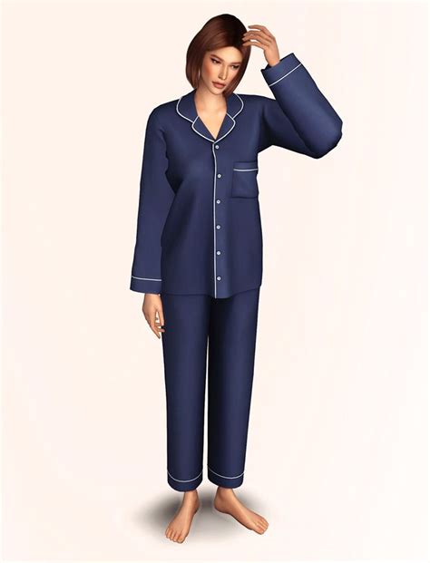 Sims 4 Pajamas CC: The Best Sleepwear For Your Sim – FandomSpot | Sims 4 mods clothes, Sims 4 ...