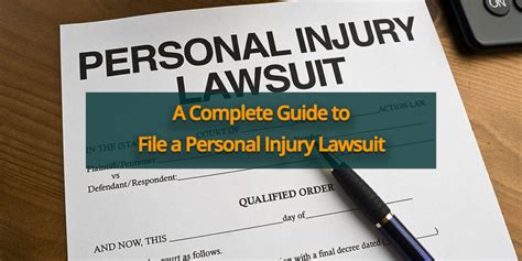 A Complete Guide to File a Personal Injury Lawsuit! - Red Deer Injury ...