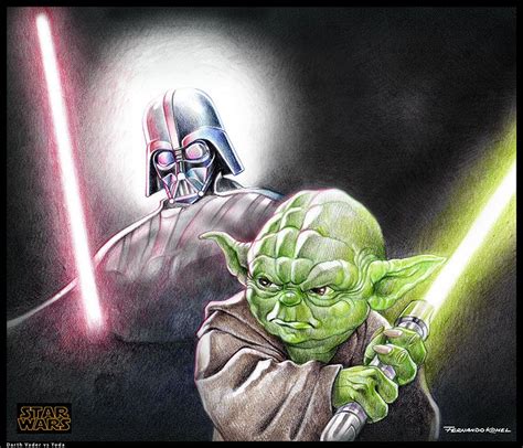 Darth Vader vs Yoda