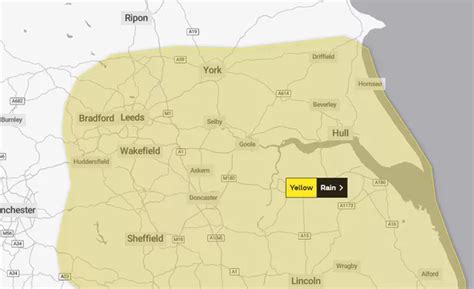 Flooding in Yorkshire today as 7 warnings and 12 alerts issued ...