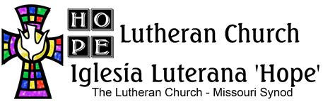 Welcome to Hope Lutheran Church