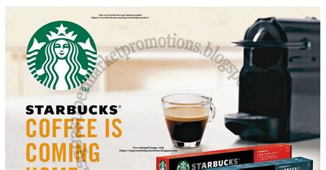 Starbucks With Nespresso Machine 18 June 2020 ~ Supermarket Promotions