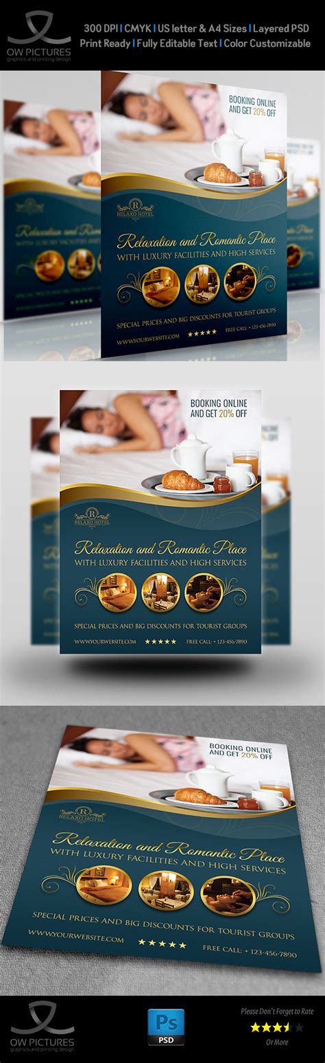 Hotel Flyer Template Vol.2 on Behance