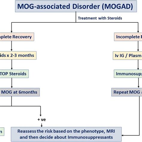 Depicts the Spectrum of MOG associated disorder (MOGAD). There is the ...