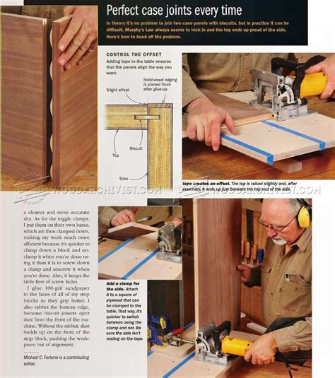 Biscuit Joiner Techniques • WoodArchivist