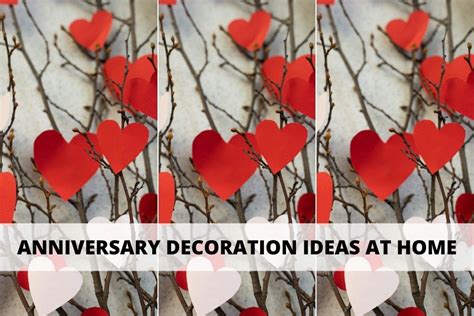 20 Cheap DIY Anniversary Decoration Ideas At Home | Anniversary decorations, Diy anniversary ...