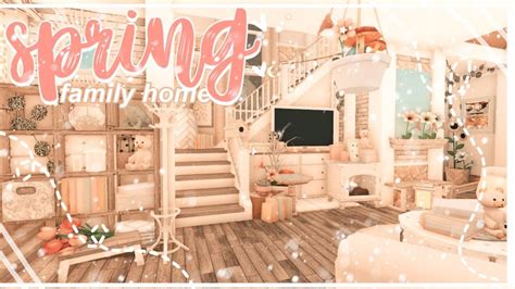 bloxburg | aesthetic spring home | cxvixella♡ - YouTube | Preppy house, House decorating ideas ...