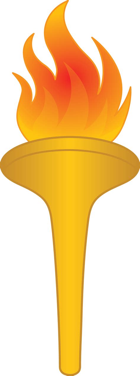 Olympic Torch Clipart at GetDrawings | Free download